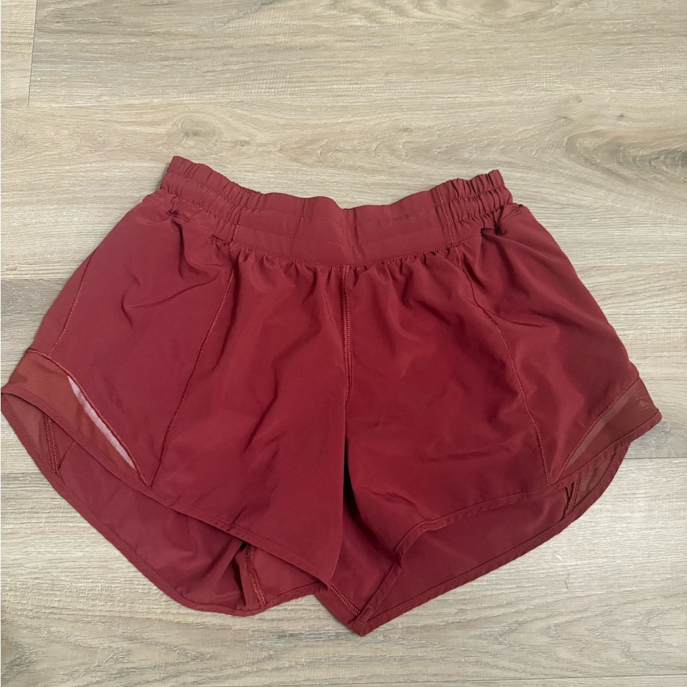 lululemon athletica Women's Athletic Shorts in Burgundy